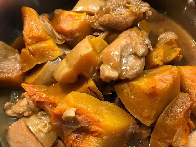 南瓜炖鸡