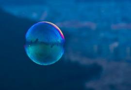 梦幻好看的彩色泡泡图片桌面壁纸(二)
