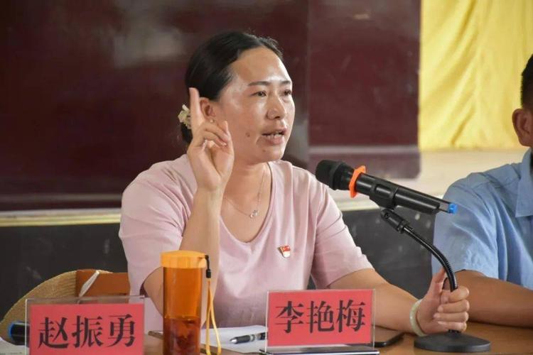 镇党委书记李艳梅作点评总结并对人居环境整治工作提出要求:一要提高