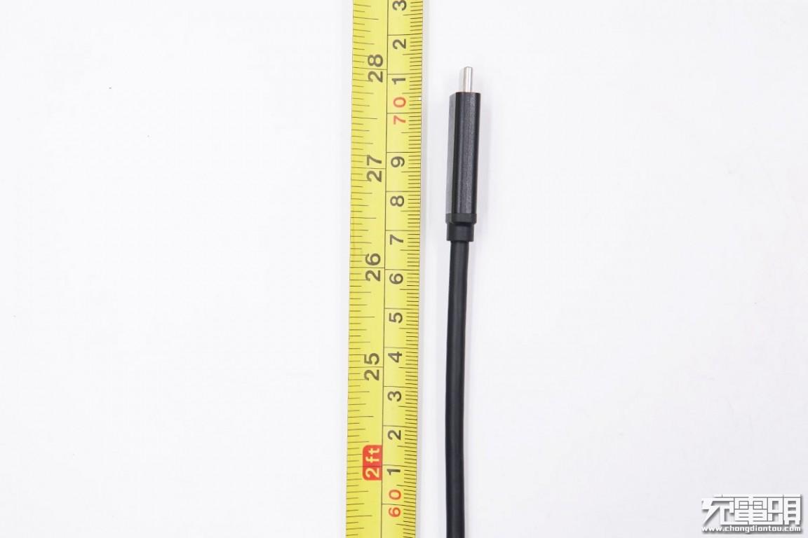 拆解报告:70cm thunderbolt 3 (雷电 3)同轴线