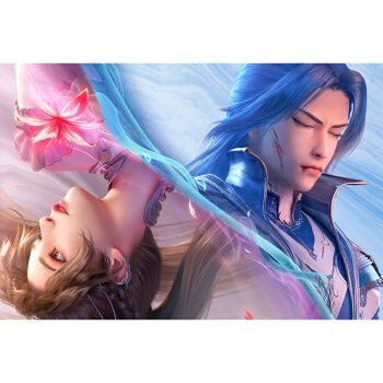 斗罗大陆的拼图斗罗大陆300木质拼图500片1000片唐三小舞70120成人