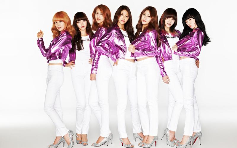 美女写真,女星模特,美女,韩国,女团,aoa,电脑壁纸,壁纸韩国女团aoa