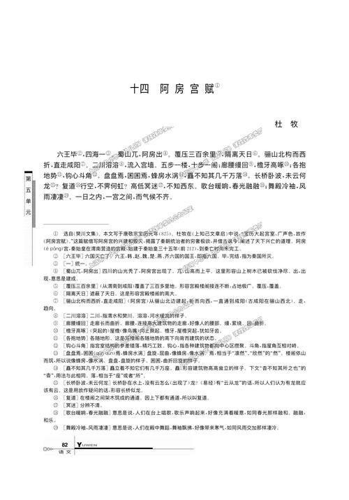 十四阿房宫赋