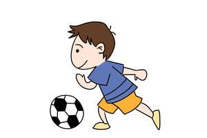 足球运动员简笔画图片