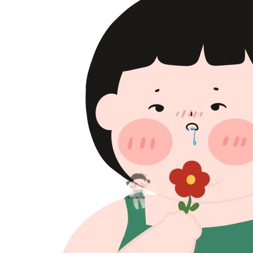 减肥系列胖脸头像壁纸减肥头像壁纸画师腚哥又拽又可爱