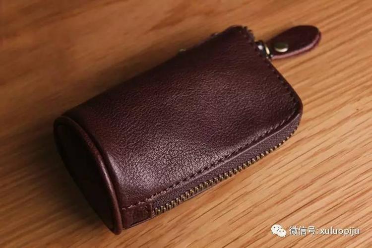 【墟落手工皮具】简约复古多功能钥匙包 头层牛皮手工