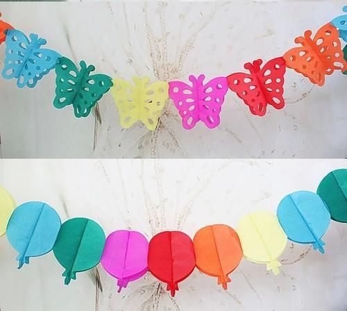 一年级美术课《我们的节日》剪纸拉花