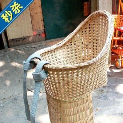 竹编背篓工艺品手工四川背篼适用特色婴儿娃娃竹编