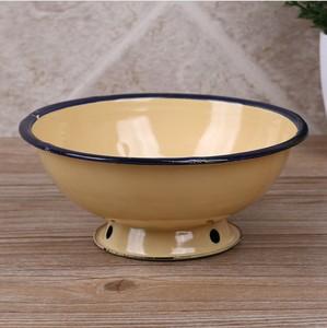 耐用大容量单个传统餐厅碗洋瓷碗搪瓷碗老式学生家庭老式怀旧实用