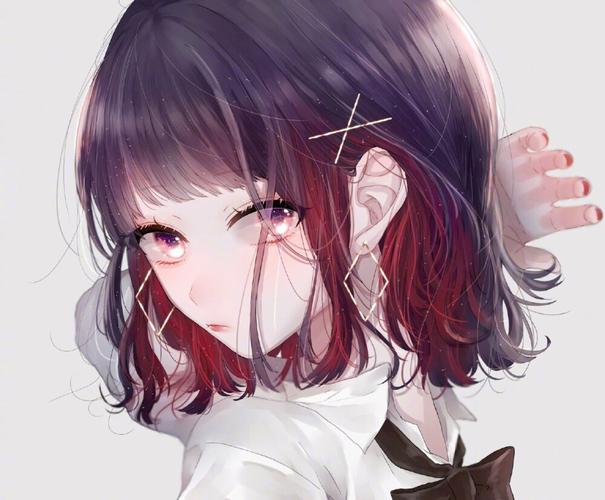 唯美可爱的女孩子插画作者:いちじく #动漫##画师推荐##女生头像