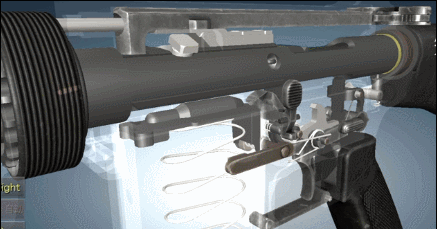 ar步枪的空仓挂机原理