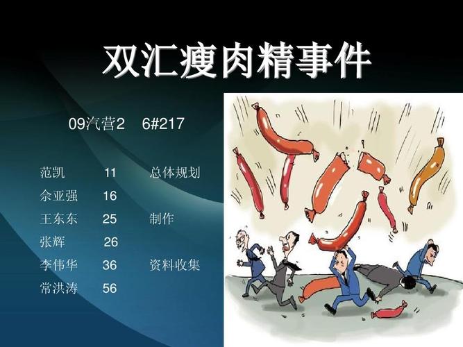 双汇瘦肉精事件及其危机公关处理ppt