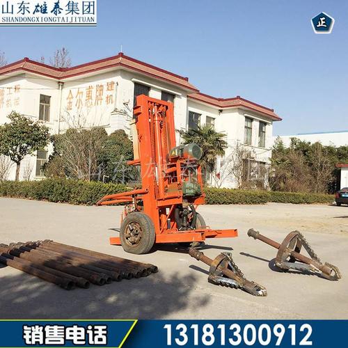 大口径农用水井钻机 降水井钻探设备 全自动反卸钻杆工程钻井机