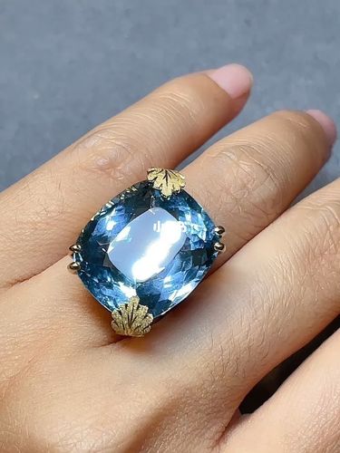 顶级圣玛利亚海蓝宝,60年代老手工95_海蓝宝_手工制作_蒲昔拉蒂珠宝