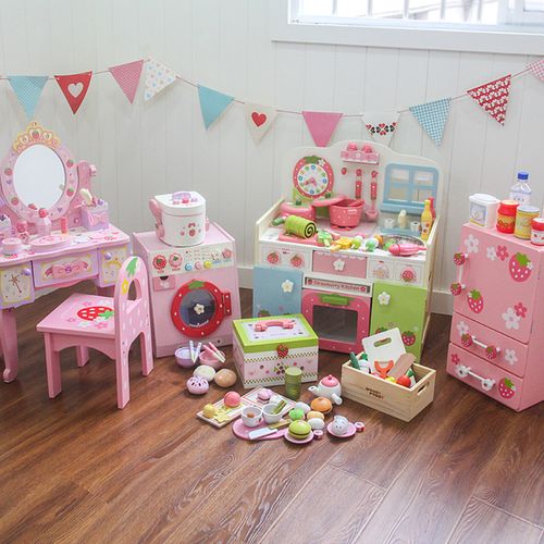 [我的成长伙伴] 儿童木制过家家仿真厨房玩具套装宝宝男女孩煮饭做饭