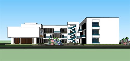 某集镇幼儿园建筑方案设计[原创]