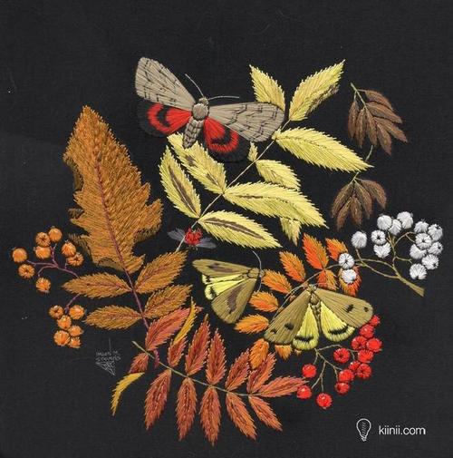 stevens | 鸟语花香的刺绣艺术画 - 手工客,高质量的手工,艺术,设计