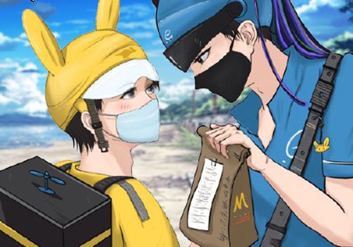 饿了么被"偷"皮肤,美团直呼误会,漫画作者道歉像林有有