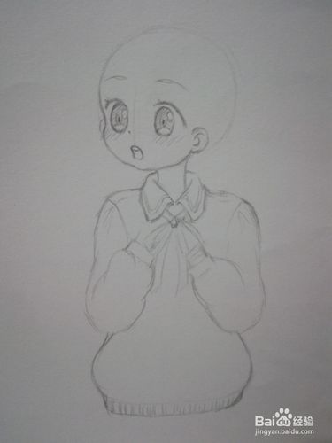 新手怎么画长发动漫人物线稿