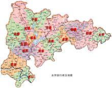 古田县行政划分地图