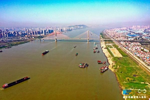 长江干线武安段整治工程完工 俯瞰长江中游"水上高速"