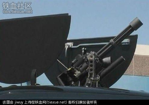 美国总统护卫车:装备加特林机枪 火力超猛