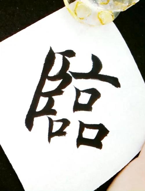 不一样的人生毛笔字楷书书法千字文临