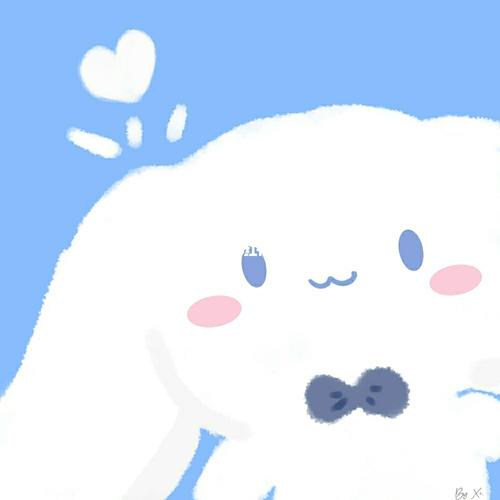 大耳狗玉桂狗情侣头像_情侣头像_玉桂狗_手绘_头像_素材_头像