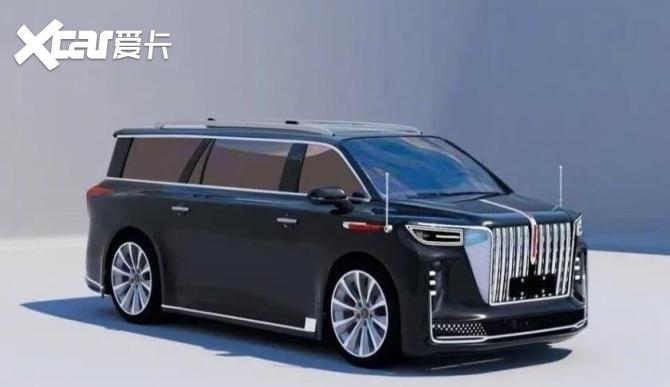 新知达人, 红旗首款mpv新消息 渲染图曝光 比埃尔法霸气 或搭v6引擎