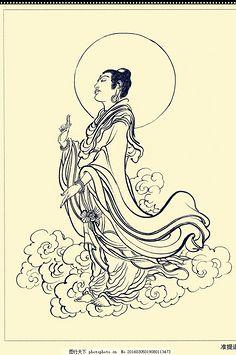 cn 封神榜柏鉴 封神演义 白描人物