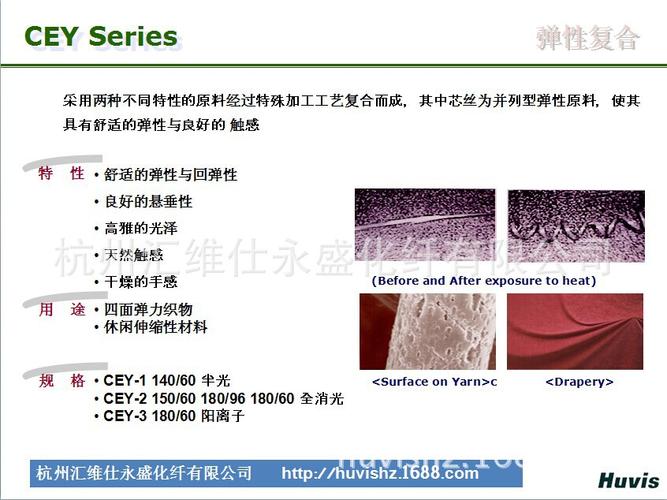 新型纱 全消光纤维 >汇维仕化纤180/96全消光复合型功能性差别化cey-2