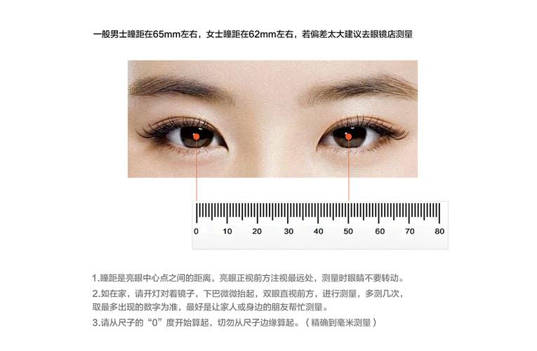 瞳距自行测量glasses