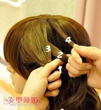 儿童编蝎子辫子发型 蝎子辫发型扎法图解(2)_发型师姐