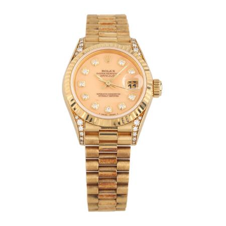 女装日志型系列自动机械26mm女士手表二手劳力士手表时尚奢侈品手表