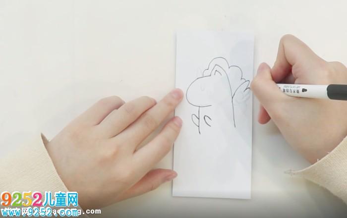 独角兽书签怎么做? 书签