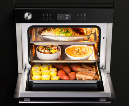 你和朋友圈大厨之间或许只隔着一台云米蒸烤一体机