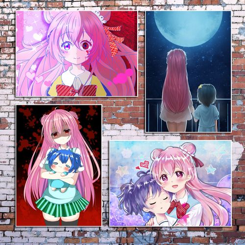 happysugar,happysugarlife happysugarlife幸福甜蜜生活动漫海报挂画松坂砂糖日系装饰画墙贴