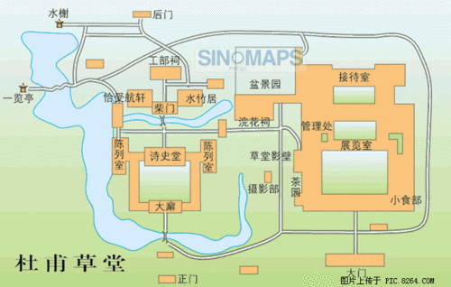 新版--杜甫草堂地图