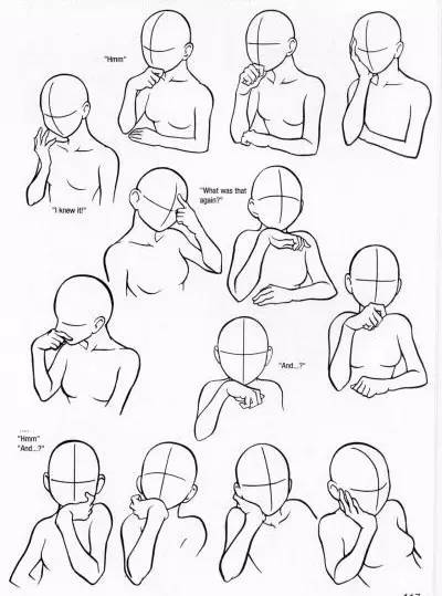 人体结构图画画简笔画