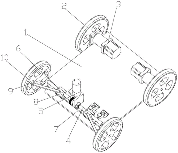 一种机器人底盘转向结构