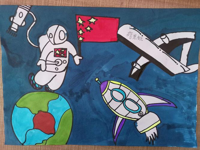 未来世界我做主——龙南小学一11班科技幻想画展示