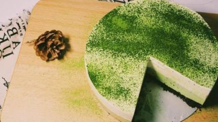 不用烤箱的抹茶慕斯蛋糕