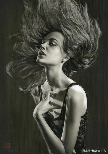 画家刘斌超写实素描肖像作品欣赏(图)