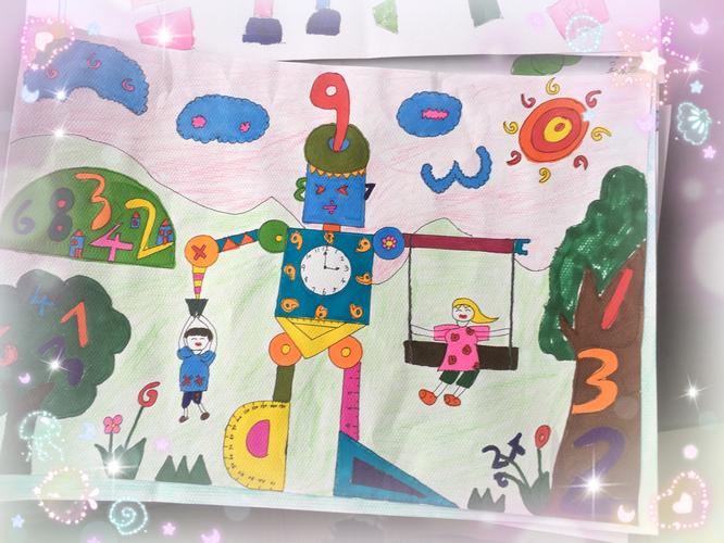 他们脑洞大开,画出了一幅幅美丽的数学想象画!