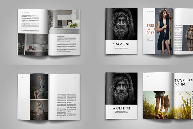 旅游风景画册杂志模板素材下载magazine template