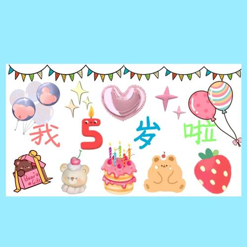 宝宝生日投屏背景图原创/投屏背景图分享_宝宝生日_生日_教程_生日