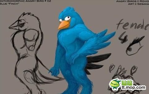 肌肉男版《愤怒的小鸟》图集