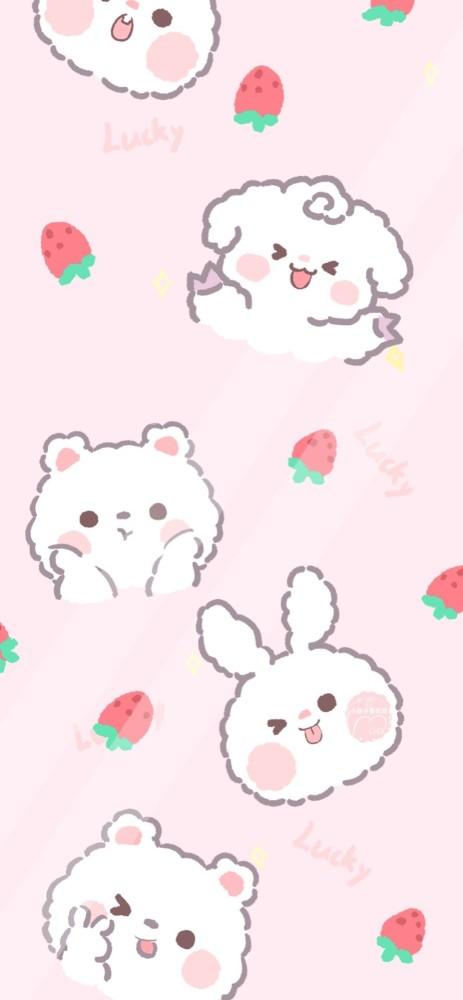 微信聊天背景可爱粉色壁纸