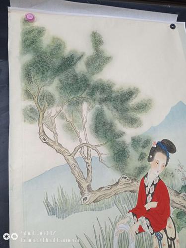 西施浣纱图郭慕熙
