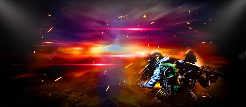 全民吃鸡游戏狂欢背景